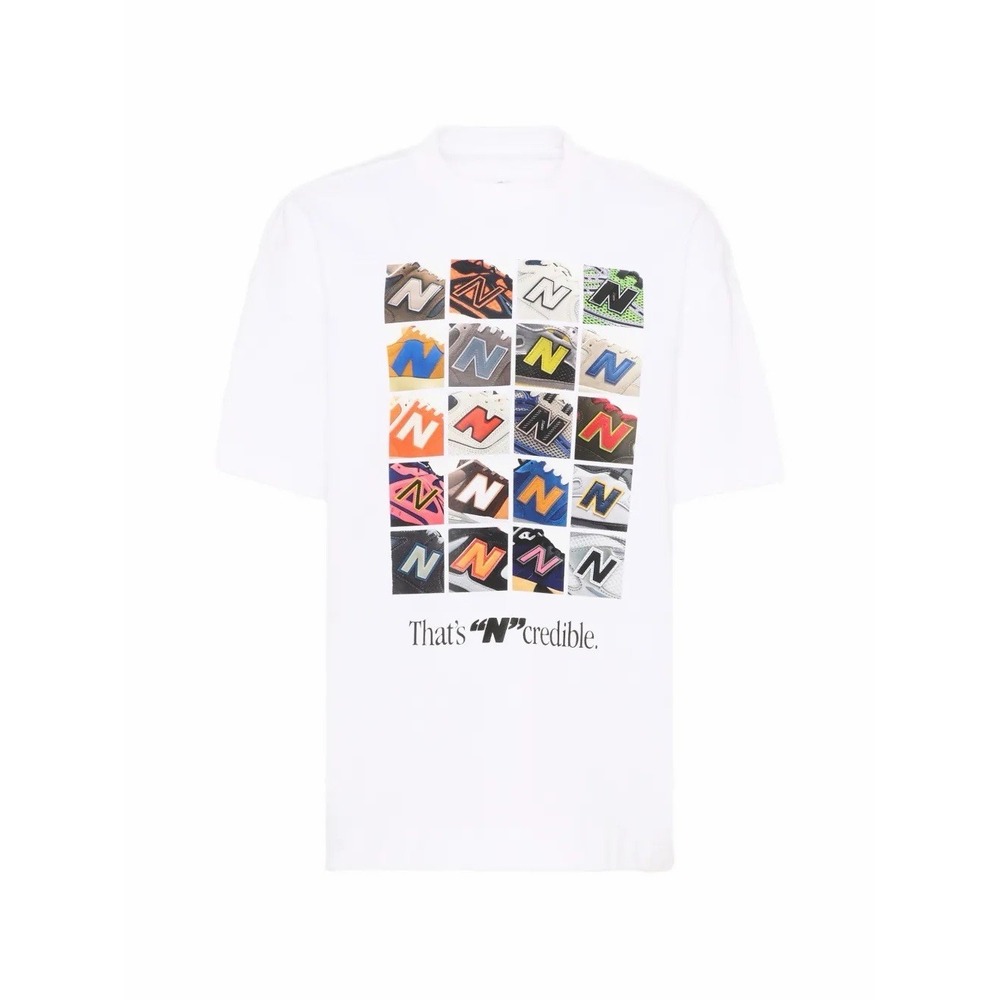 New Balance Men's Collage Graphic Mens Tee NWT SIZE M